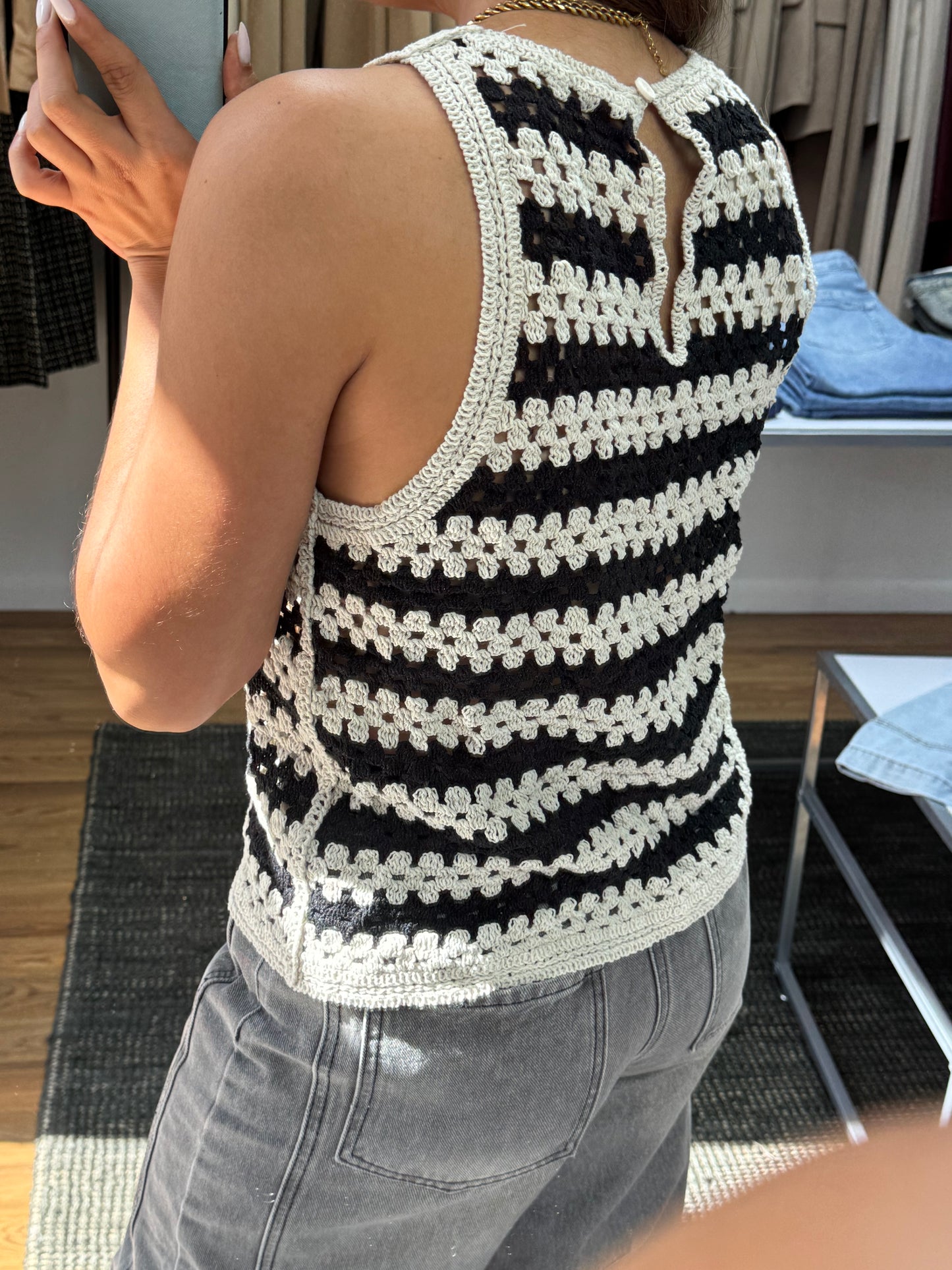 Laura top croche