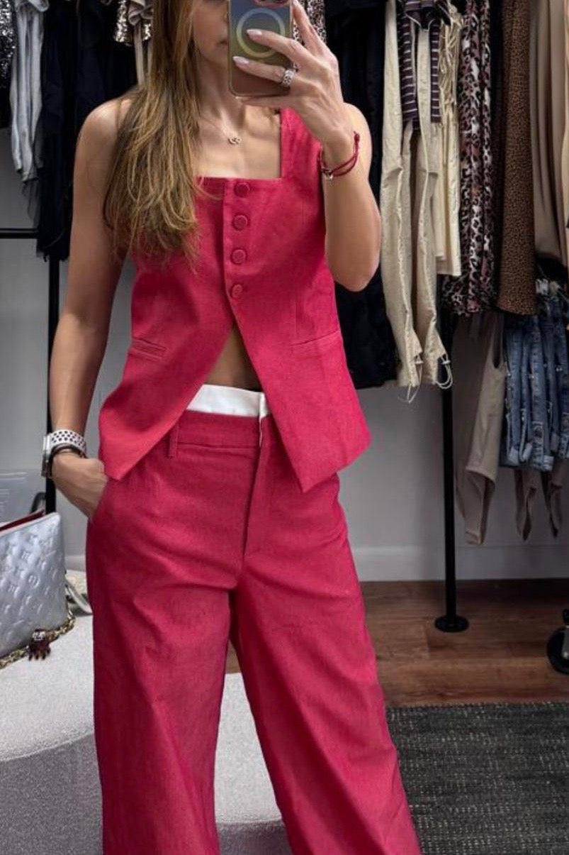 RED TWO PIECES SET