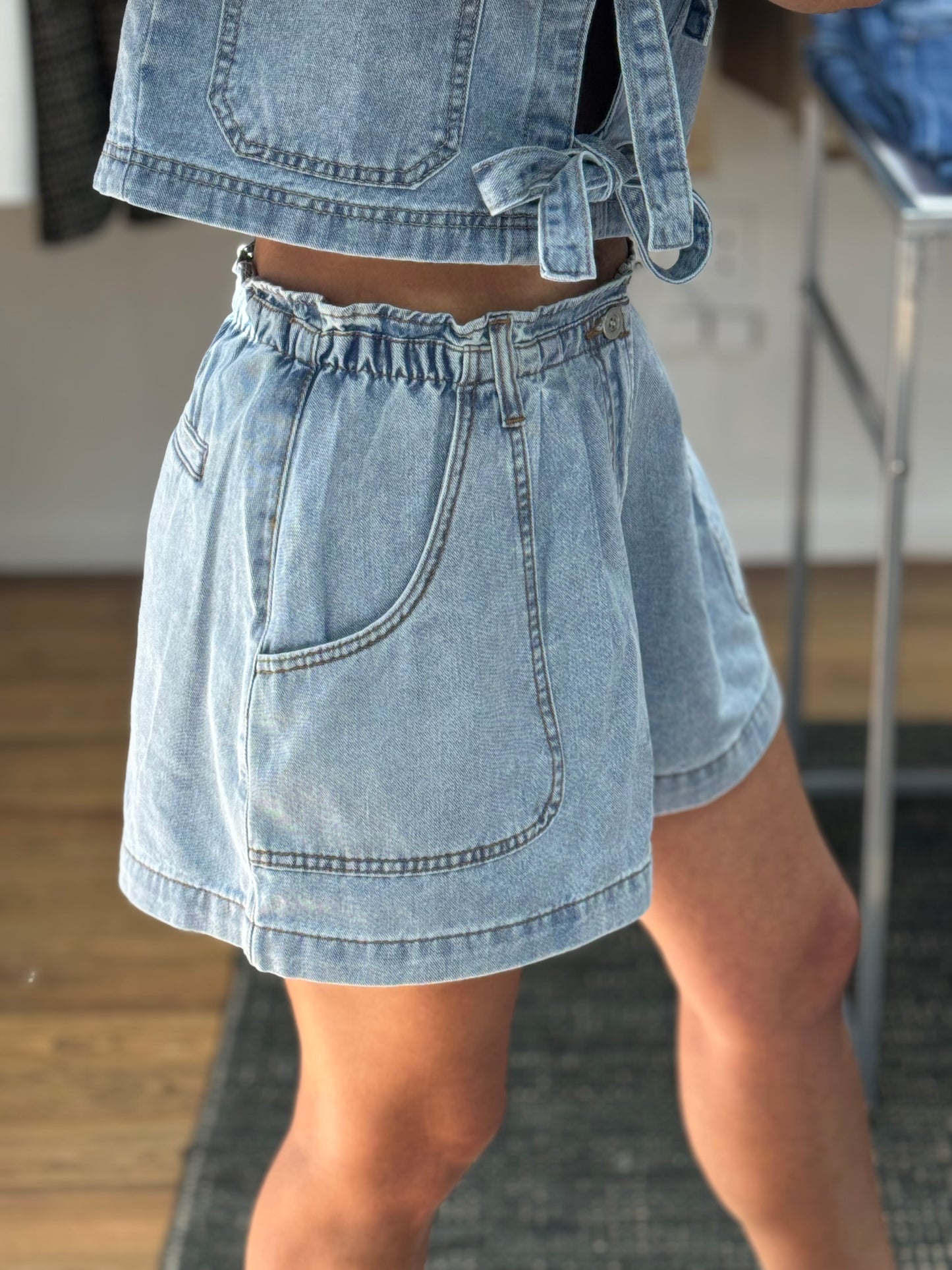 Regina denim short