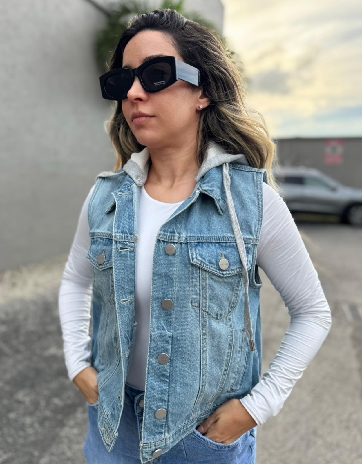 Adriana Hoodie Vest