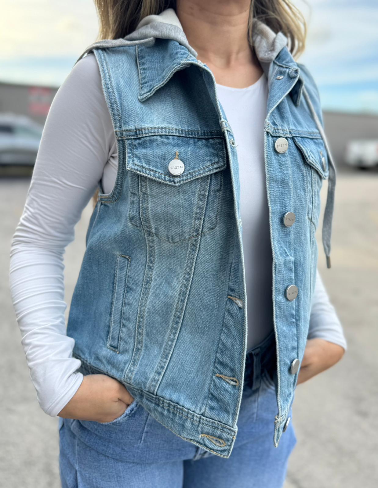 Adriana Hoodie Vest